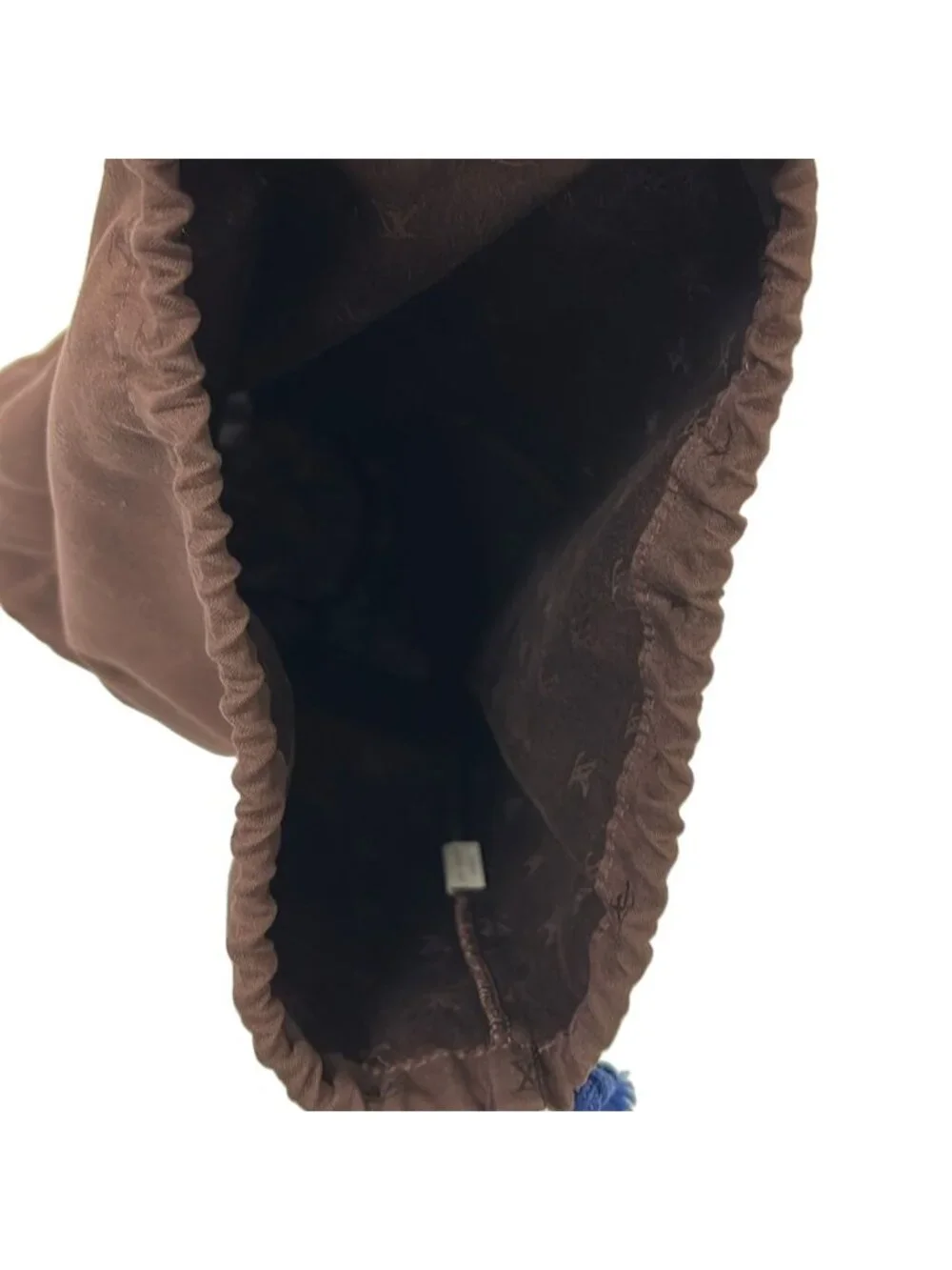 Louis Vuitton Pouch Brown Cotton